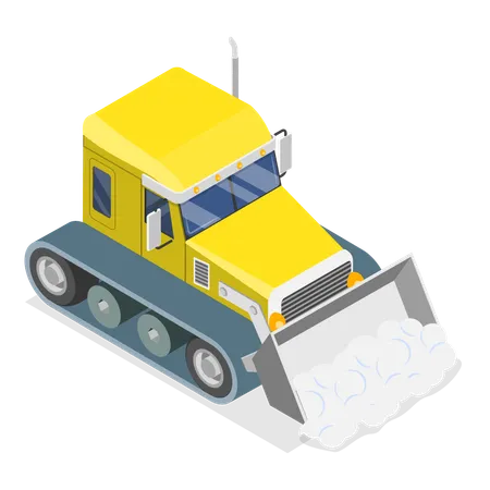 Different Snowplows  Illustration