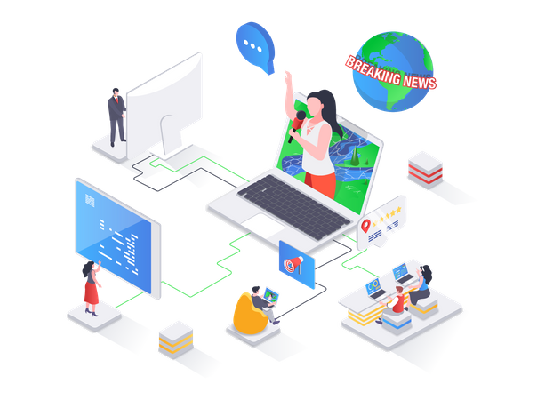 Diffusion d'informations  Illustration
