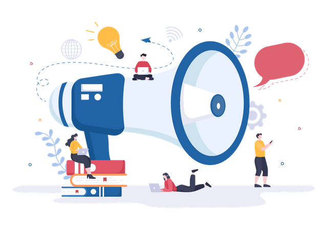 Diffusion d'informations  Illustration