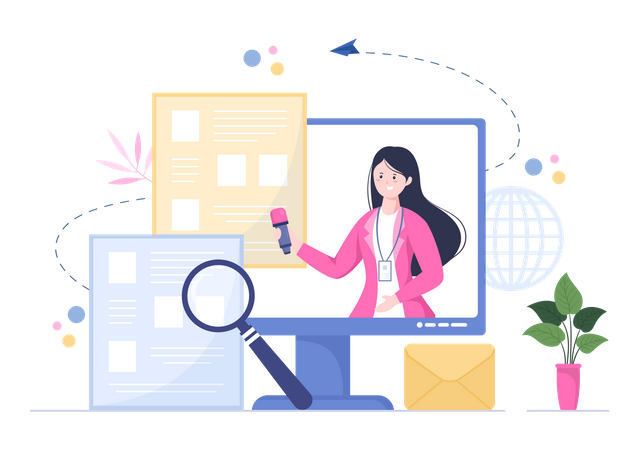 Diffusion d'informations  Illustration