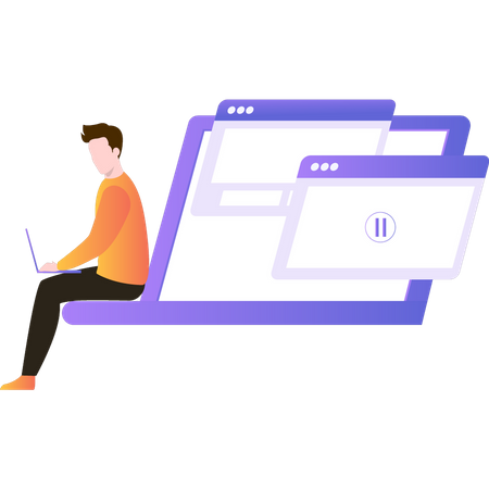 Diffusion en direct  Illustration
