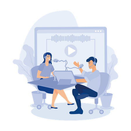 Diffusion en direct  Illustration