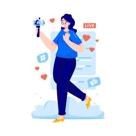 Diffusion en direct  Illustration