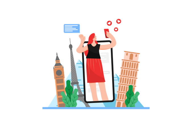 Diffusion en direct pendant les vacances  Illustration