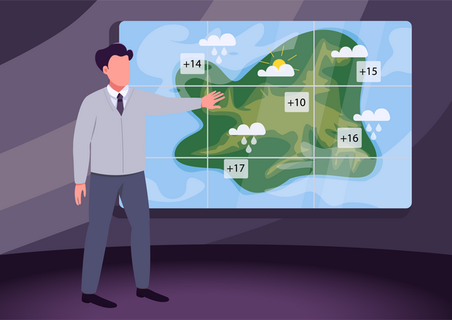 Diffusion météo  Illustration