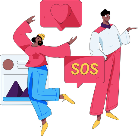 Digital Advertising  Illustration
