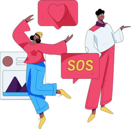Digital Advertising  Illustration