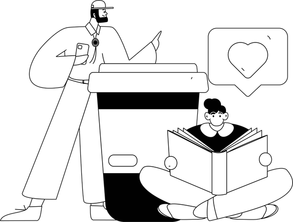 Digital Advertising  Illustration