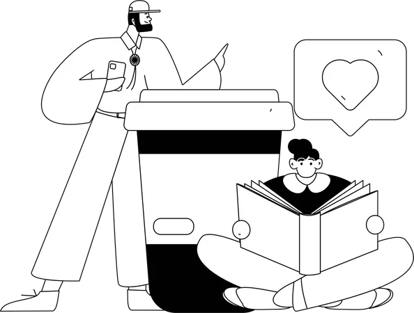 Digital Advertising  Illustration