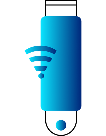 Digital Airwaves USB Drive  Illustration