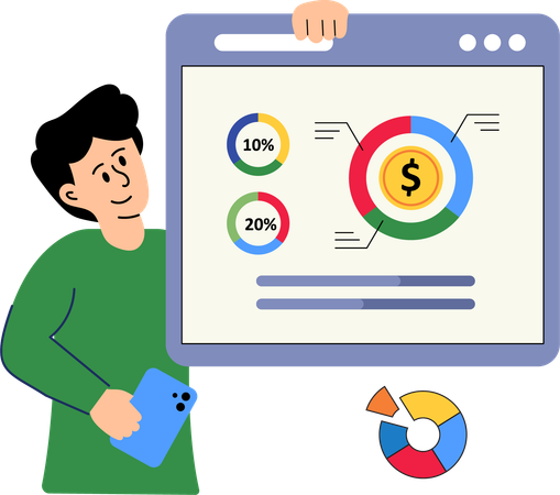 Digital Analytics  Illustration