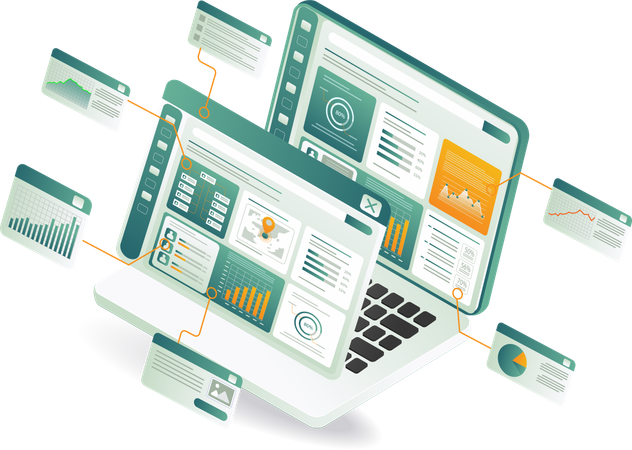 Digital analytics  Illustration