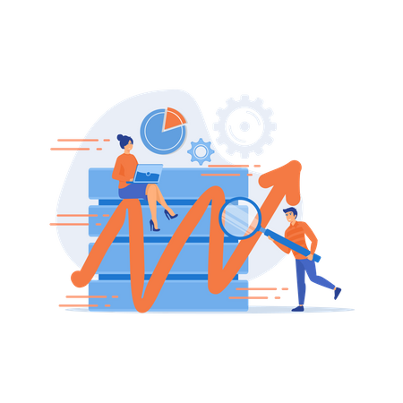 Digital analytics tools  Illustration