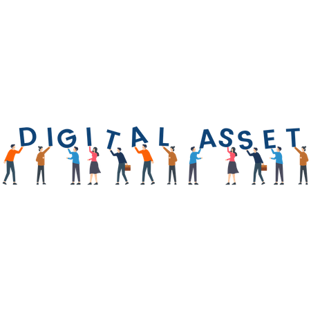 Digital Asset  Illustration