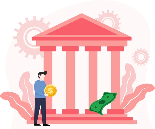 Digital banking  Illustration