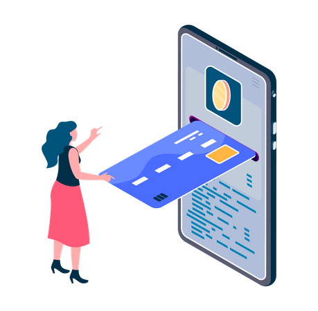 Digital Banking  Illustration