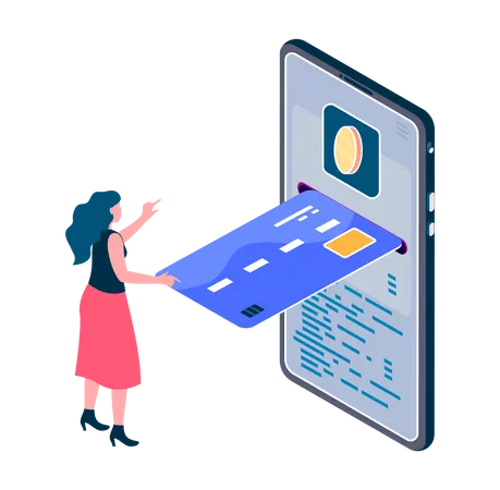 Digital Banking  Illustration