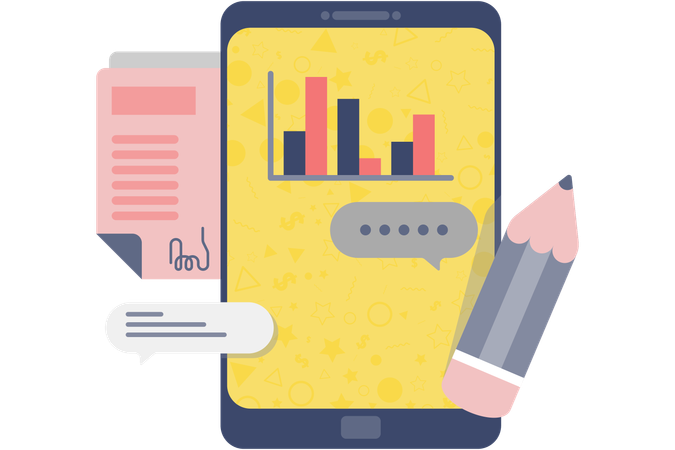 Digital Business agreement  일러스트레이션