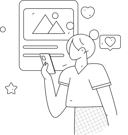 Digital business meeting  Illustration