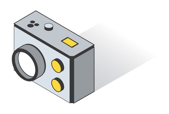 Digital Camera  Illustration