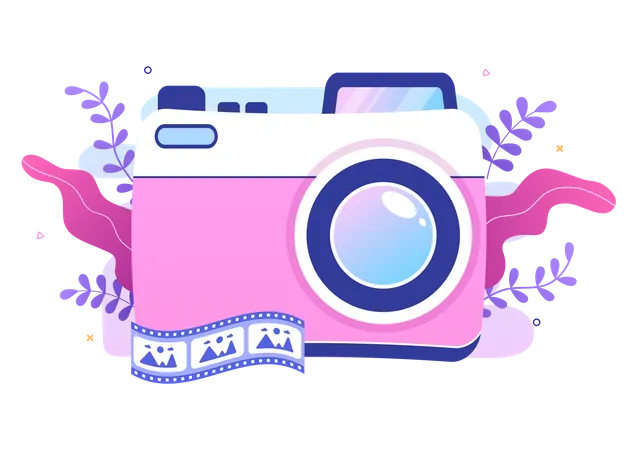 Digital Camera  Illustration