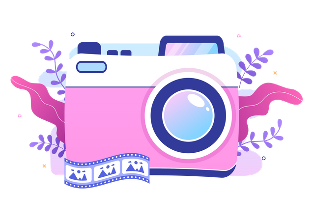 Digital Camera  Illustration