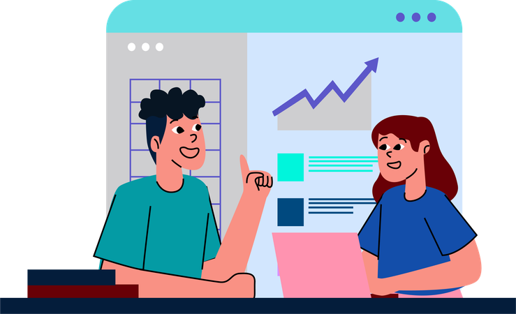 Digital Chart Analysis  Illustration