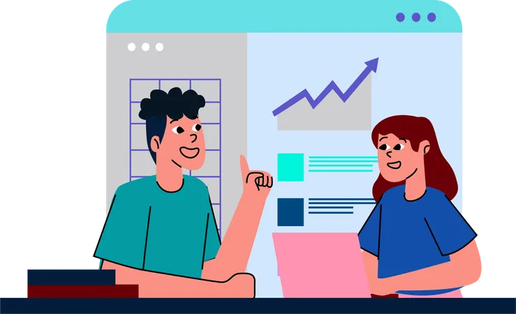 Digital Chart Analysis  Illustration