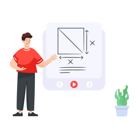 Digital Classroom  Illustration