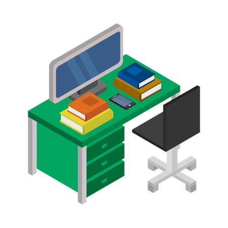 Digital classroom  Illustration