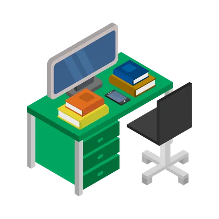 Digital classroom  Illustration
