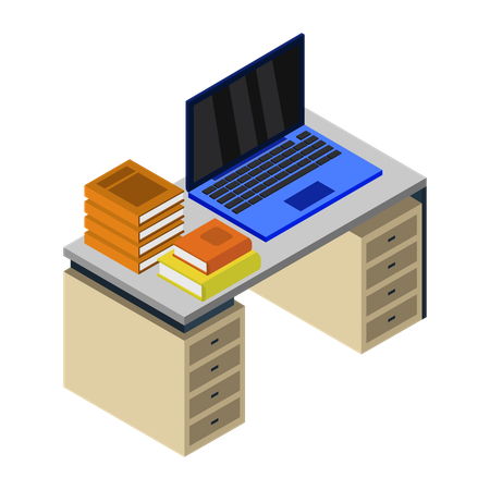 Digital classroom  Illustration