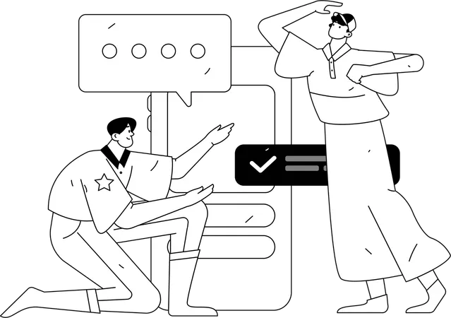Digital Connection  Illustration