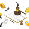 regulation of cryptocurrency illustrations