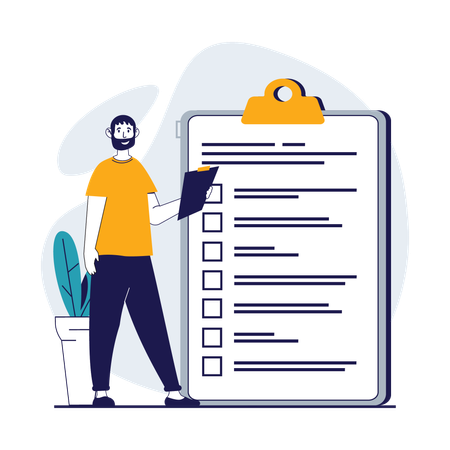 Digital Data Collection  Illustration