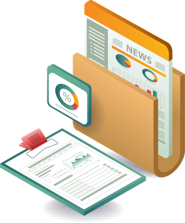 Digital data management and analysis technology  Illustration