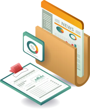 Digital data management and analysis technology  Illustration