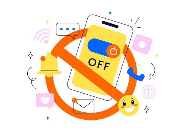 Digital Detox  Illustration
