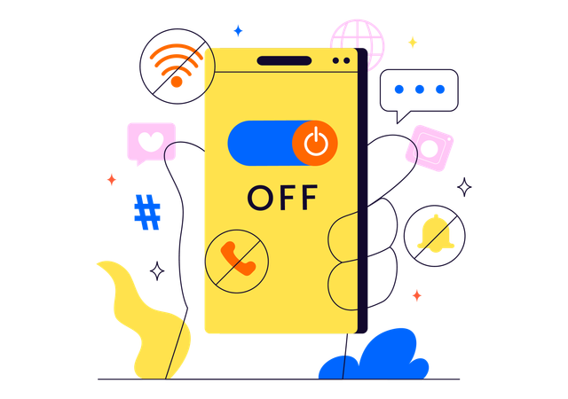 Digital Detox  Illustration