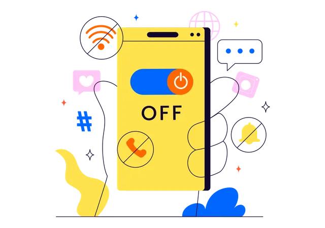 Digital Detox  Illustration
