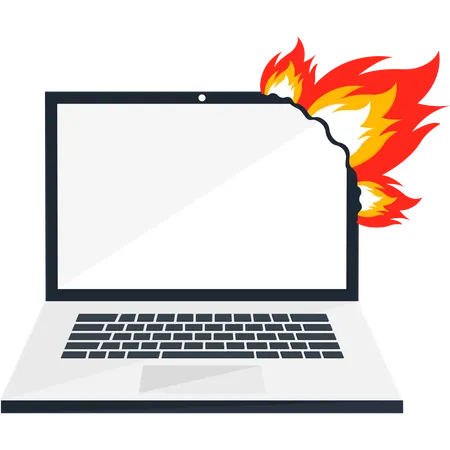 Digital disaster  Illustration