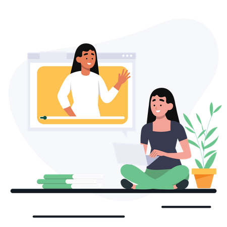 Digital Education  Illustration