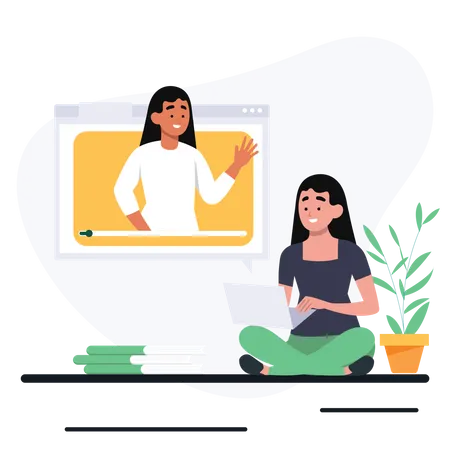 Digital Education  Illustration