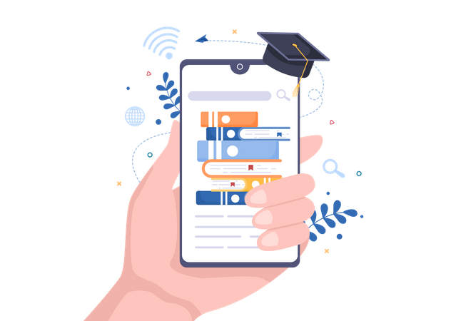 Digital Education  일러스트레이션