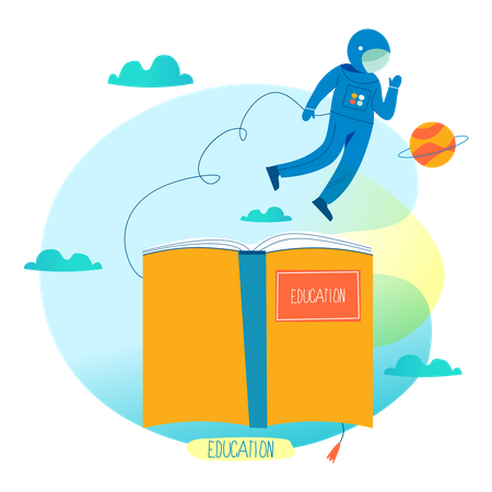 Digital education  イラスト