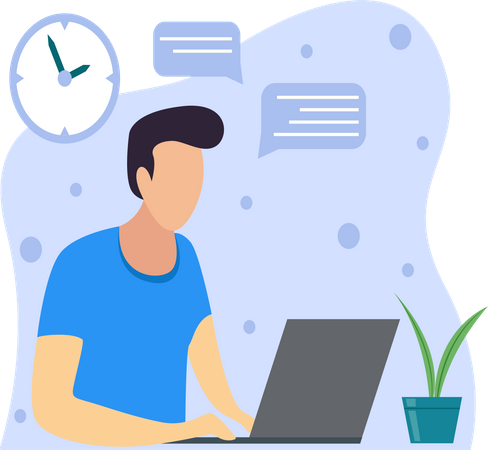 Digital education  일러스트레이션