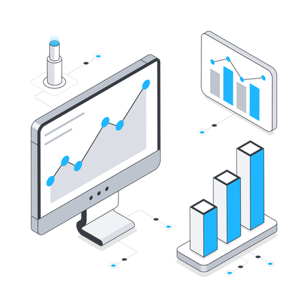 Digital Growth  Illustration