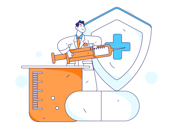 Digital Health Services  Illustration