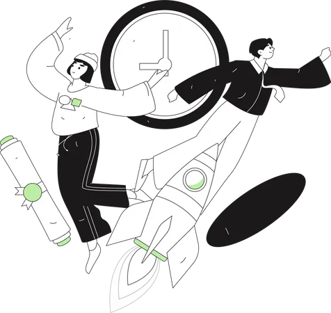 Digital learning  Illustration