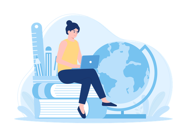 Digital Learning Resources  Illustration